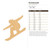 Snowboarder Wood Cutout for Crafts, Unfinished Baltic Birch Craft Shape