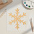 Snowflake 1 Wood Cutout for Crafts, Unfinished Baltic Birch Craft Shape