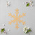 Snowflake 1 Wood Cutout for Crafts, Unfinished Baltic Birch Craft Shape