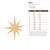 Star 1 Wood Cutout for Crafts, Unfinished Baltic Birch Craft Shape