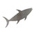 Tuna Steel Cutout Shape, Raw Metal Wall Art and Craft Supply