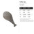 Turkey Leg Steel Cutout Shape, Raw Metal Wall Art and Craft Supply