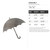Umbrella 1 Steel Cutout Shape, Raw Metal Wall Art and Craft Supply