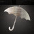 Umbrella 2 Steel Cutout Shape, Raw Metal Wall Art and Craft Supply