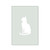 Sitting Cat 1 Reusable Mylar Stencil, 10 mil Plastic Paint Stencil for Crafts and Decor
