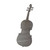 Viola Steel Cutout Shape, Raw Metal Wall Art and Craft Supply