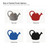Watering Can 1 Steel Cutout Shape, Raw Metal Wall Art and Craft Supply
