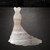 Wedding Dress Steel Cutout Shape, Raw Metal Wall Art and Craft Supply