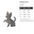 Yorkshire Terrier Steel Cutout Shape, Raw Metal Wall Art and Craft Supply