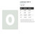 Lowercase Letter O Reusable Mylar Stencil, 10 mil Plastic Paint Stencil for Crafts and Decor