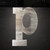 Lowercase Letter P Steel Cutout Shape, Raw Metal Wall Art and Craft Supply