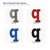 Lowercase Letter Q Steel Cutout Shape, Raw Metal Wall Art and Craft Supply