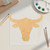 Steer Head Wood Cutout for Crafts, Unfinished Baltic Birch Craft Shape