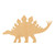 Stegosaurus 2 Wood Cutout for Crafts, Unfinished Baltic Birch Craft Shape