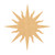 Sun 4 Wood Cutout for Crafts, Unfinished Baltic Birch Craft Shape