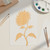 Sunflower Side Wood Cutout for Crafts, Unfinished Baltic Birch Craft Shape
