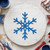 Snowflake 1 Reusable Mylar Stencil, 10 mil Plastic Paint Stencil for Crafts and Decor