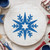 Snowflake Star Reusable Mylar Stencil, 10 mil Plastic Paint Stencil for Crafts and Decor