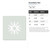 Snowflake Star Reusable Mylar Stencil, 10 mil Plastic Paint Stencil for Crafts and Decor