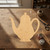 Tea Pot 1 Wood Cutout for Crafts, Unfinished Baltic Birch Craft Shape