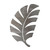 Palm Leaf 2 Steel Cutout Shape, Raw Metal Wall Art and Craft Supply