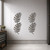 Palm Leaf 2 Steel Cutout Shape, Raw Metal Wall Art and Craft Supply