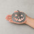Pumpkin Face Steel Cutout Shape, Raw Metal Wall Art and Craft Supply