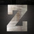 Lowercase Letter Z Steel Cutout Shape, Raw Metal Wall Art and Craft Supply