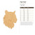 Tiger Head Wood Cutout for Crafts, Unfinished Baltic Birch Craft Shape