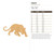 Jaguar Wood Cutout for Crafts, Unfinished Baltic Birch Craft Shape