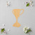 Trophy 2 Wood Cutout for Crafts, Unfinished Baltic Birch Craft Shape