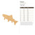Trout 2 Wood Cutout for Crafts, Unfinished Baltic Birch Craft Shape