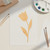 Tulip 1 Wood Cutout for Crafts, Unfinished Baltic Birch Craft Shape