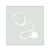 Stethescope Reusable Mylar Stencil, 10 mil Plastic Paint Stencil for Crafts and Decor