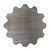 Gear 9 Steel Cutout Shape, Raw Metal Wall Art and Craft Supply