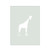 Giraffe 2 Reusable Mylar Stencil, 10 mil Plastic Paint Stencil for Crafts and Decor