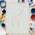 Giraffe 2 Reusable Mylar Stencil, 10 mil Plastic Paint Stencil for Crafts and Decor