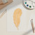 Turkey Feather Wood Cutout for Crafts, Unfinished Baltic Birch Craft Shape