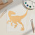 Velociraptor Wood Cutout for Crafts, Unfinished Baltic Birch Craft Shape