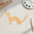Weasel Wood Cutout for Crafts, Unfinished Baltic Birch Craft Shape