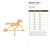 Weather Vane 1 Wood Cutout for Crafts, Unfinished Baltic Birch Craft Shape