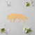 Wolf Wood Cutout for Crafts, Unfinished Baltic Birch Craft Shape