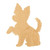 Yorkshire Terrier Wood Cutout for Crafts, Unfinished Baltic Birch Craft Shape
