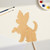 Yorkshire Terrier Wood Cutout for Crafts, Unfinished Baltic Birch Craft Shape