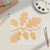 Acorn Branch Wood Cutout for Crafts, Unfinished Baltic Birch Craft Shape