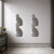 Cat 2 Steel Cutout Shape, Raw Metal Wall Art and Craft Supply