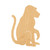 Baboon Wood Cutout for Crafts, Unfinished Baltic Birch Craft Shape
