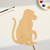 Baboon Wood Cutout for Crafts, Unfinished Baltic Birch Craft Shape