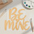 Be Mine Wood Cutout for Crafts, Unfinished Baltic Birch Craft Shape