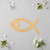 Christian Fish Wood Cutout for Crafts, Unfinished Baltic Birch Craft Shape